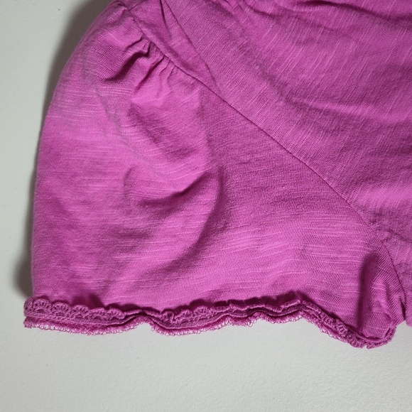 Boden Ava Short Sleeve Trim Top Radiant Orchid Purple Tee 2 - Picture 5 of 9